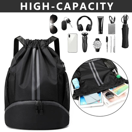 Multi-Sport Drawstring Backpack
